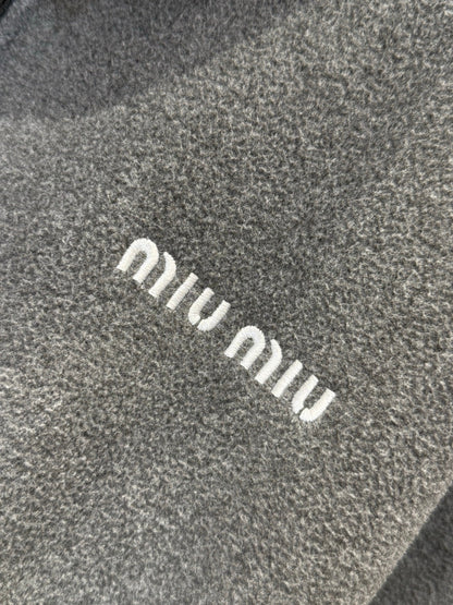 Grey Fleece Zip Jacket