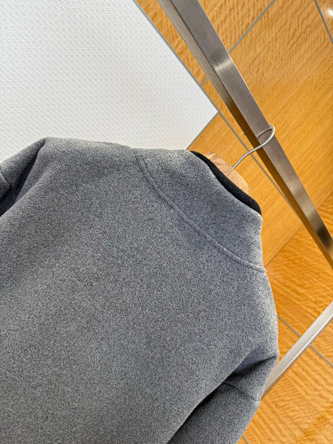 Grey Fleece Zip Jacket