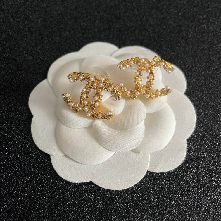 Pearl Letter Earrings