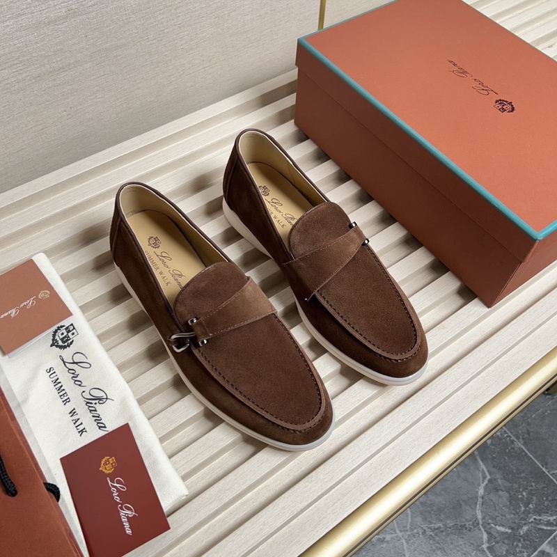 Classic Brown Suede Loafers