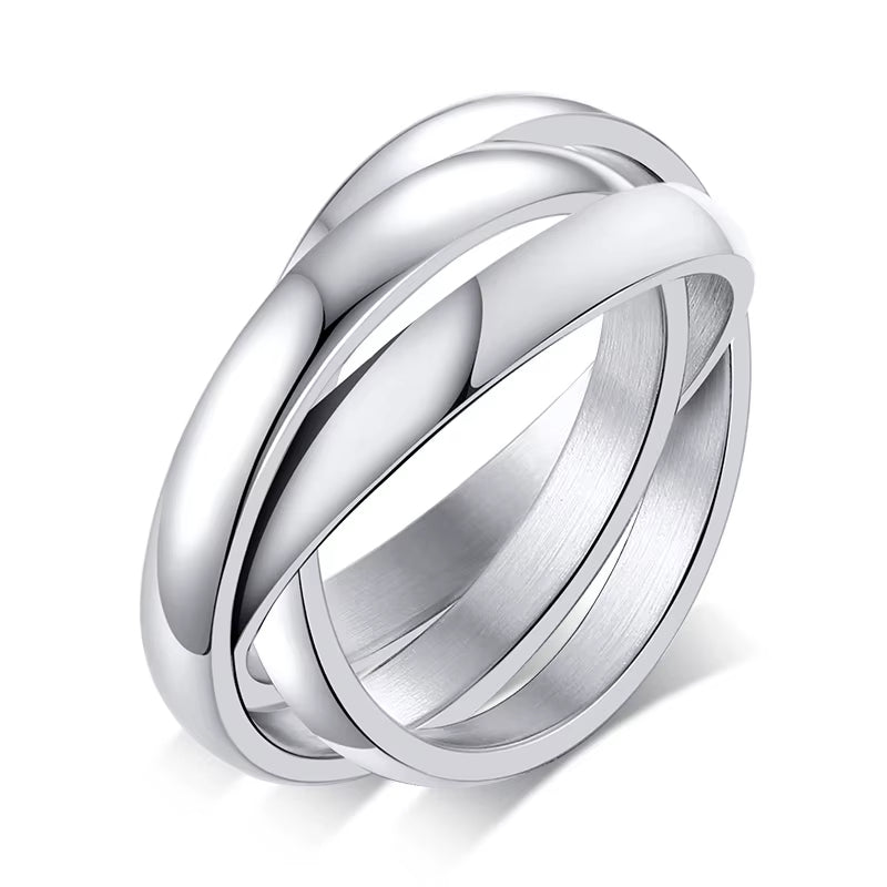Trinity Interlocked Ring