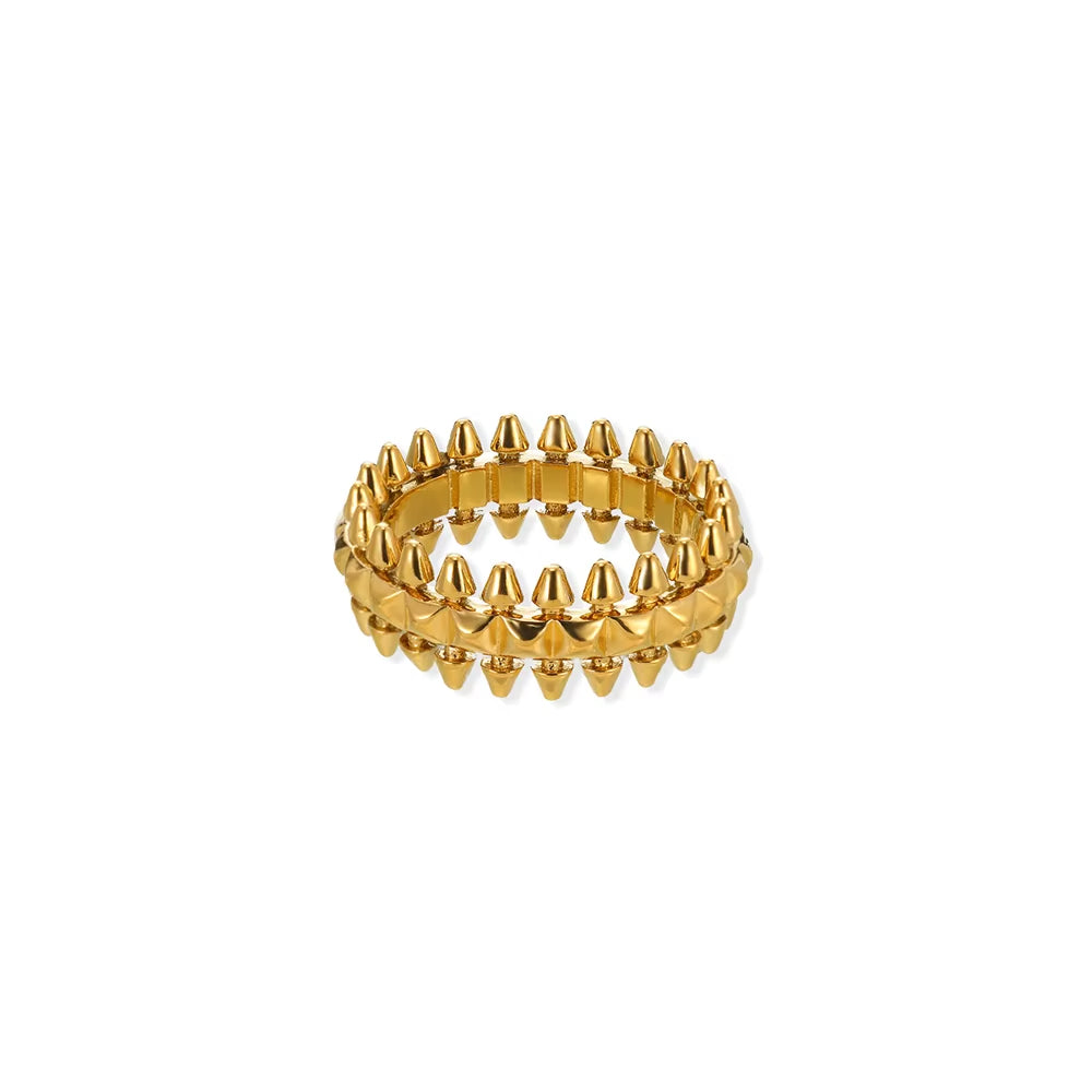 Studded Bullet Ring