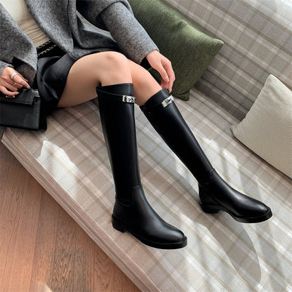 High-Knee Riding Boots