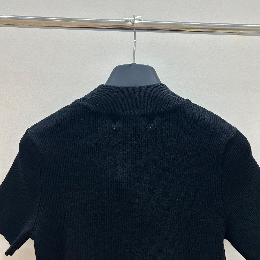 Short-Sleeve Knit Top