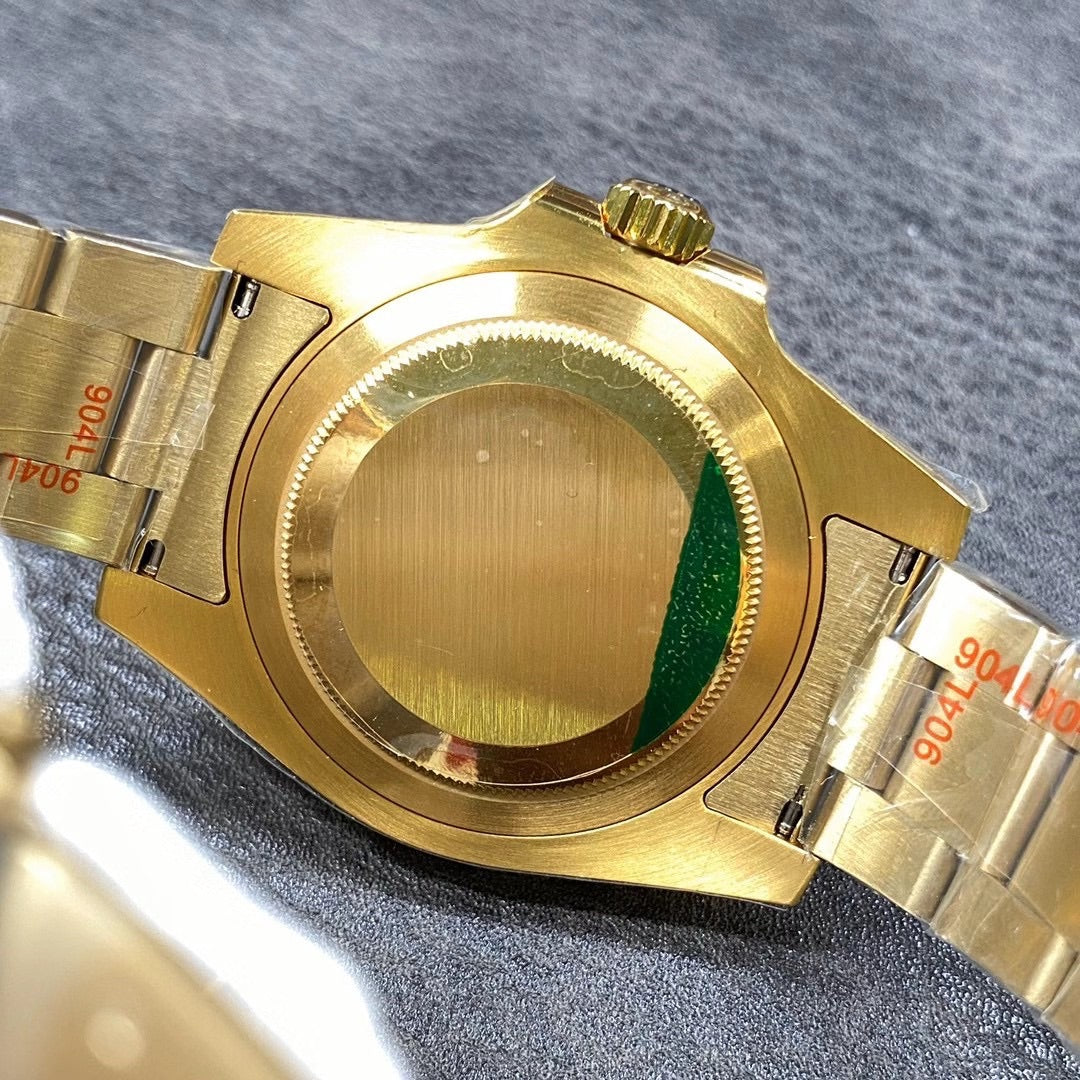 Gold Green Dial Automatic Watch 40 mm
