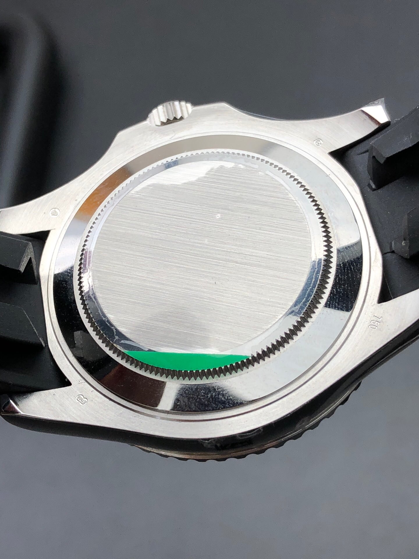 Platinum Tone Automatic Watch 44 mm