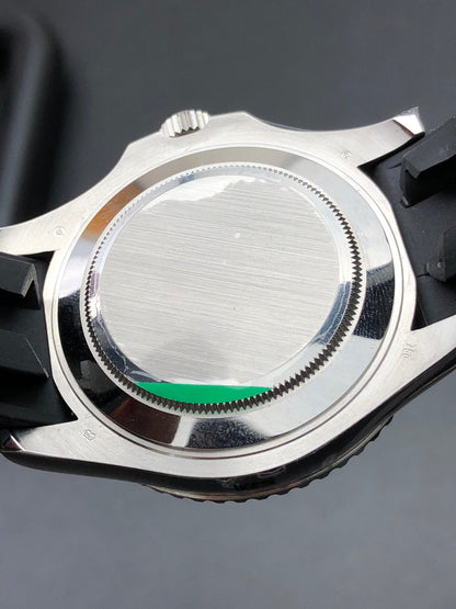 Platinum Tone Automatic Watch 44 mm