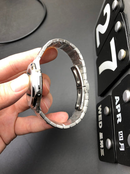 Ice Blue Dial Stainless Steel Watch 40 mm