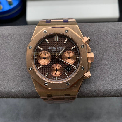 Rose Gold Chronograph Automatic Watch 41 mm