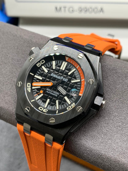 Black Ceramic Diver Automatic Watch 42 mm