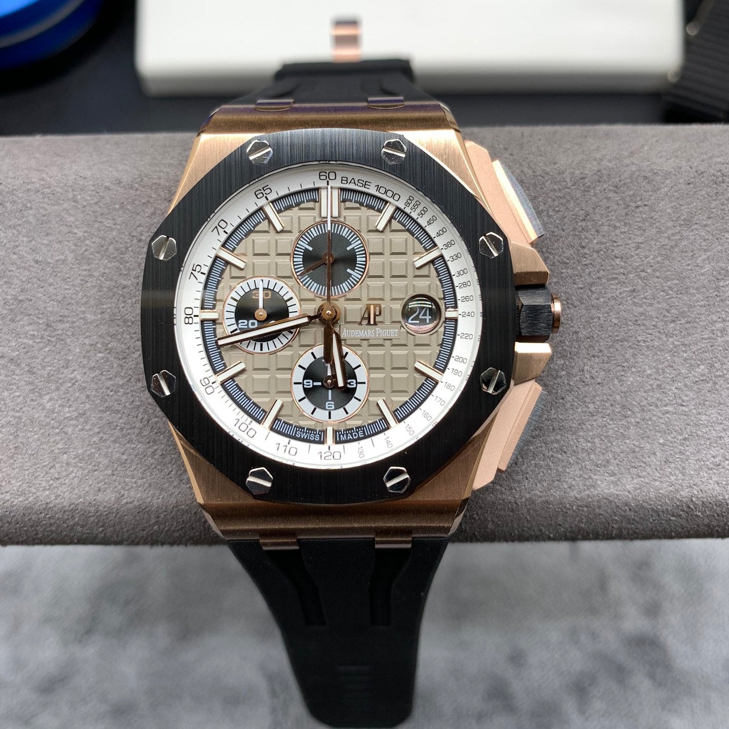 Rose Gold Automatic Chronograph Watch
