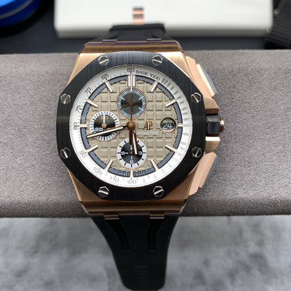 Rose Gold Automatic Chronograph Watch