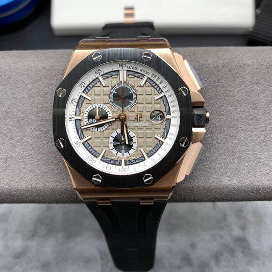 Rose Gold Automatic Chronograph Watch