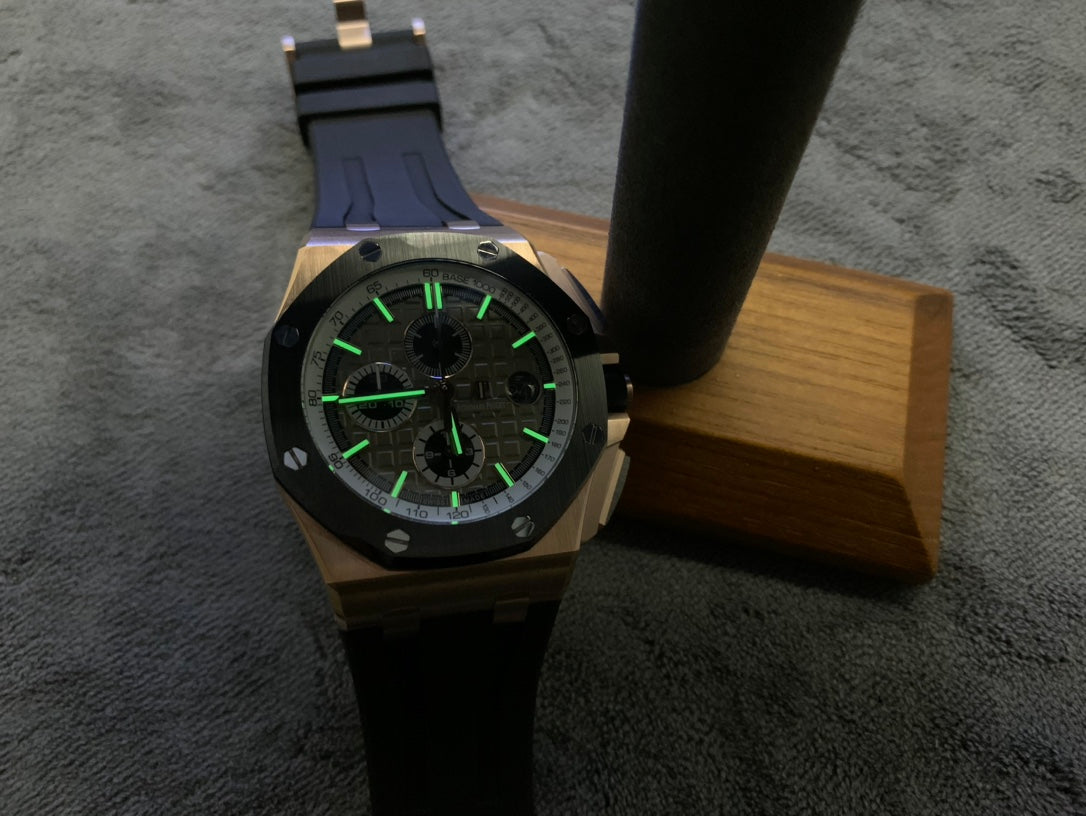 Rose Gold Automatic Chronograph Watch