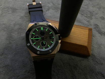 Rose Gold Automatic Chronograph Watch