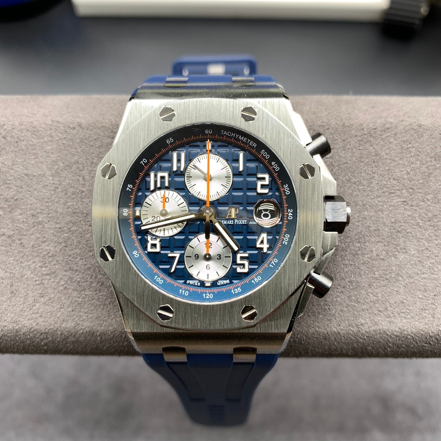 Blue Chronograph Sport Watch 44 mm