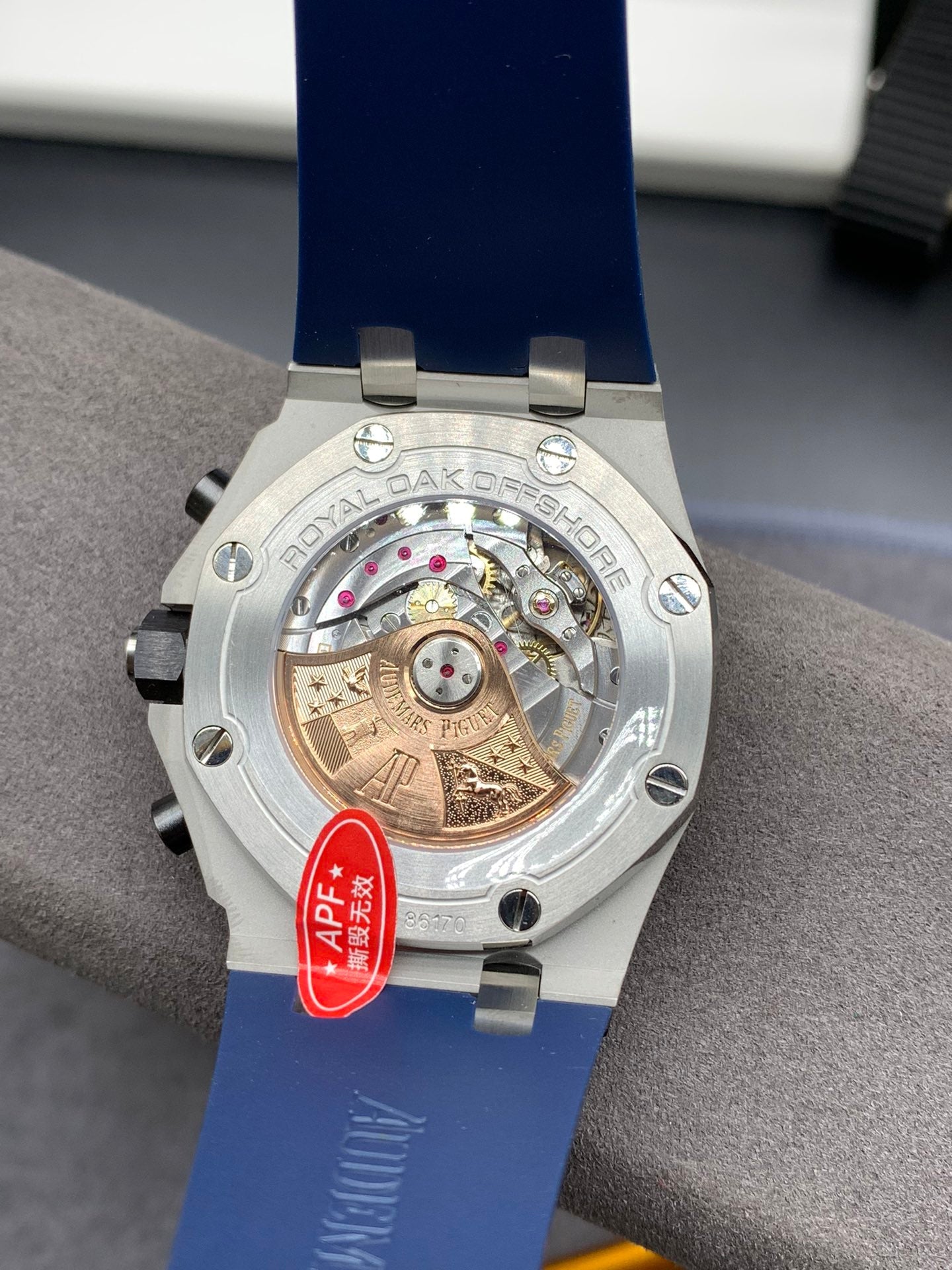 Blue Chronograph Sport Watch 44 mm