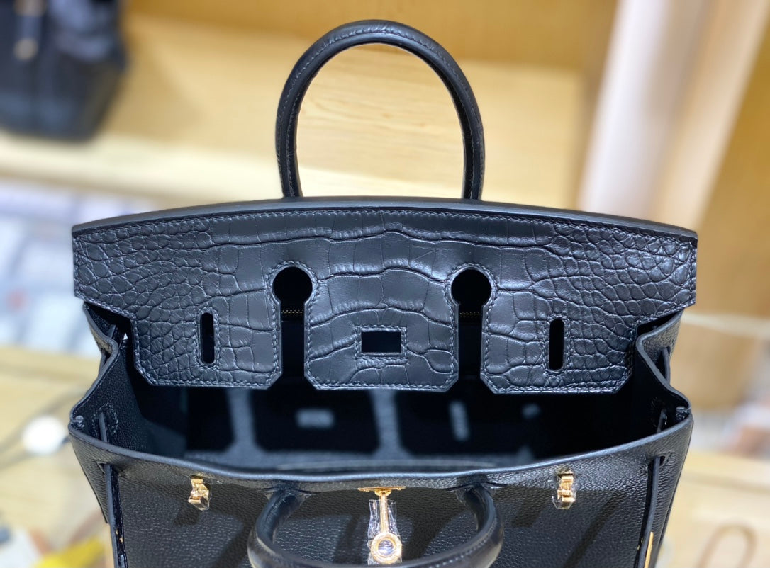 25 Crocodile & Togo Matte Bag