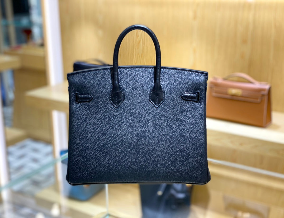 25 Crocodile & Togo Matte Bag