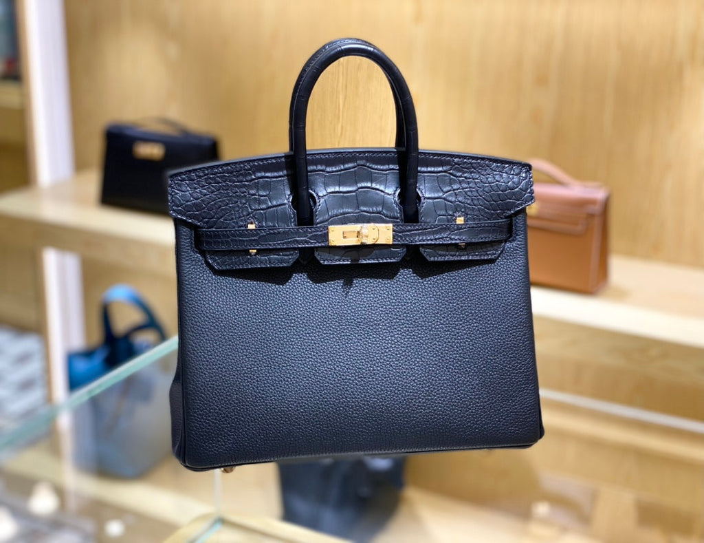 25 Crocodile & Togo Matte Bag