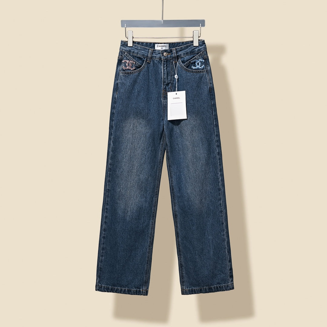 CC Straight Denim Jeans
