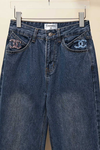 CC Straight Denim Jeans