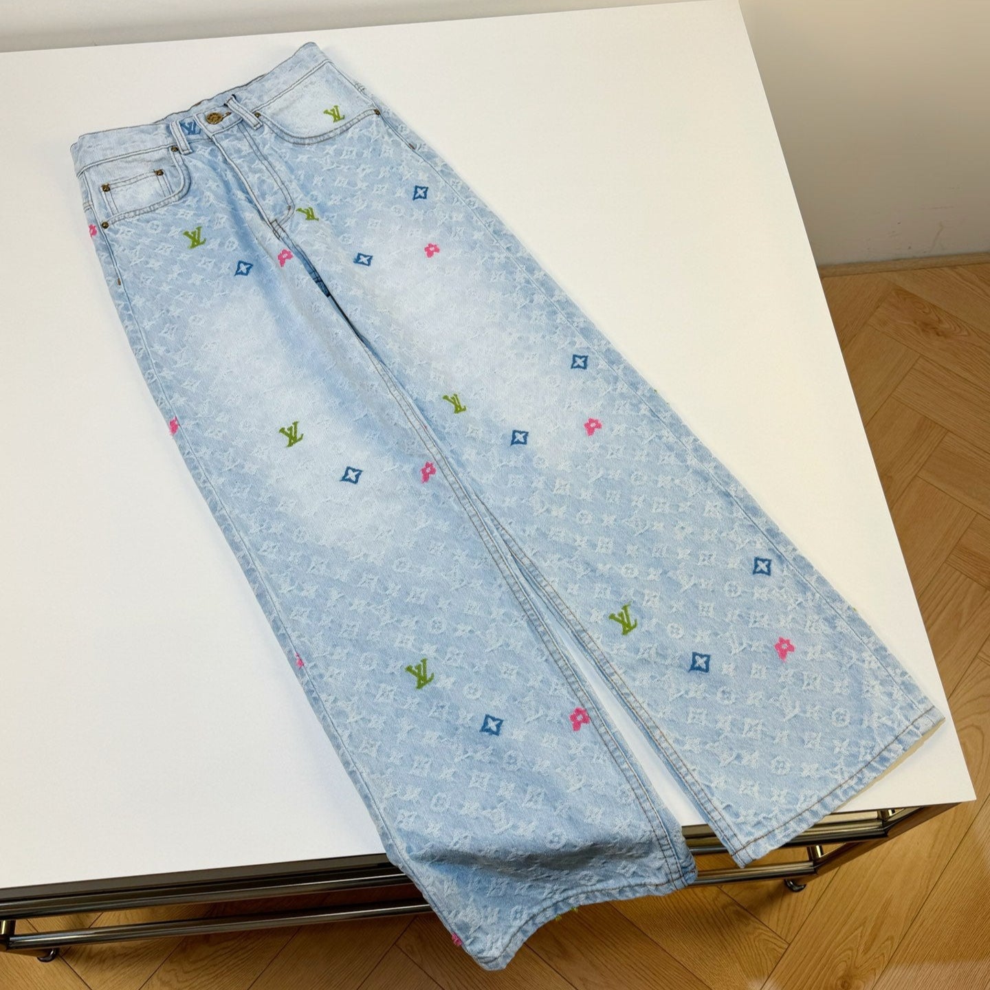 Straight Denim Jeans