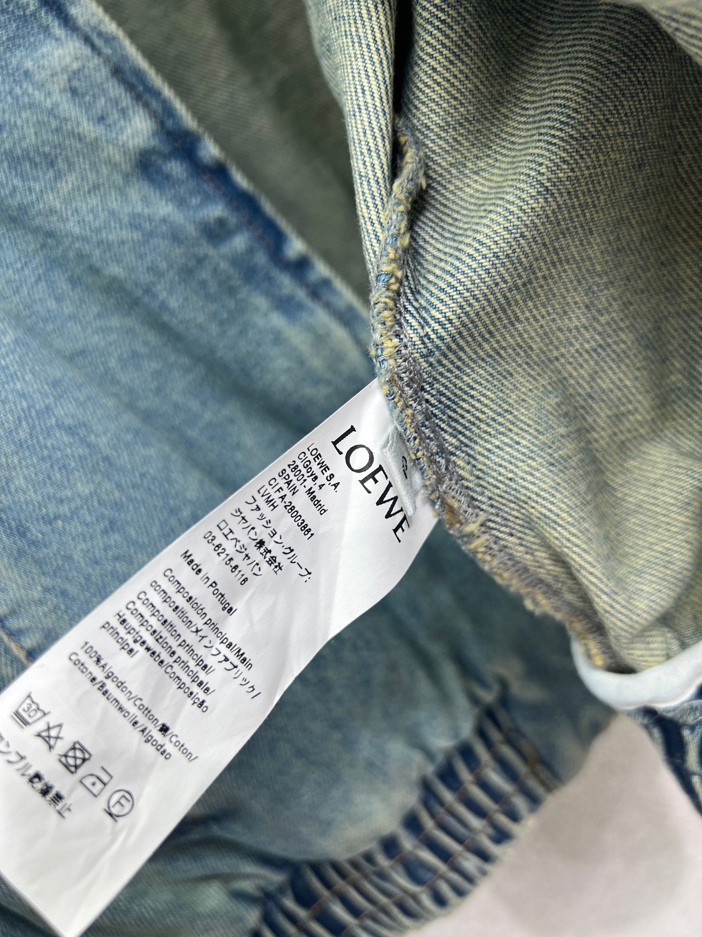 LW Washed Denim Embroidered Jacket