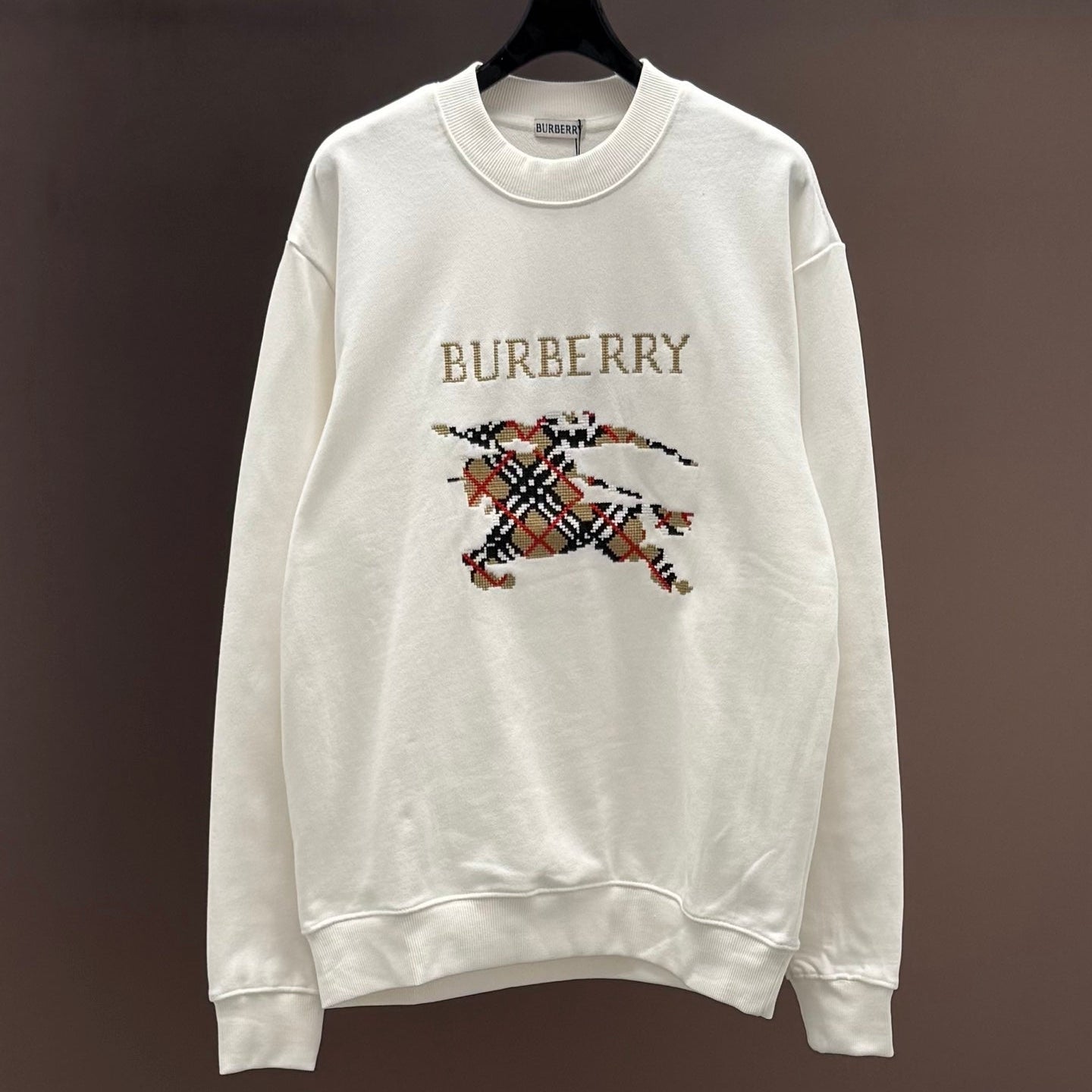 Embroidered Mosaic Sweatshirt