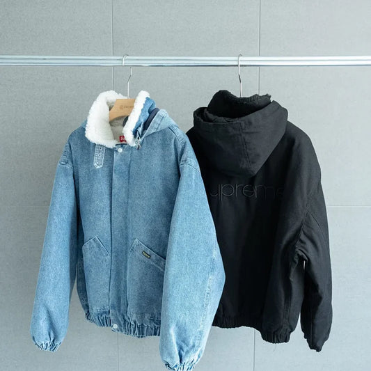Denim Sherpa Jacket